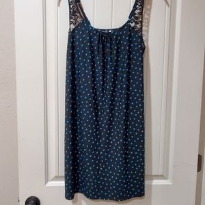 Secret Treasures nightgown Large black polka-dot